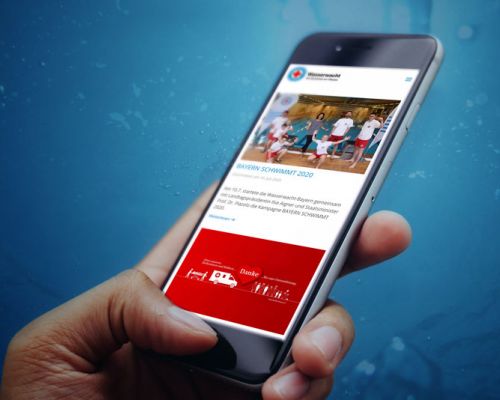Websites für die Wasserwacht Bayern